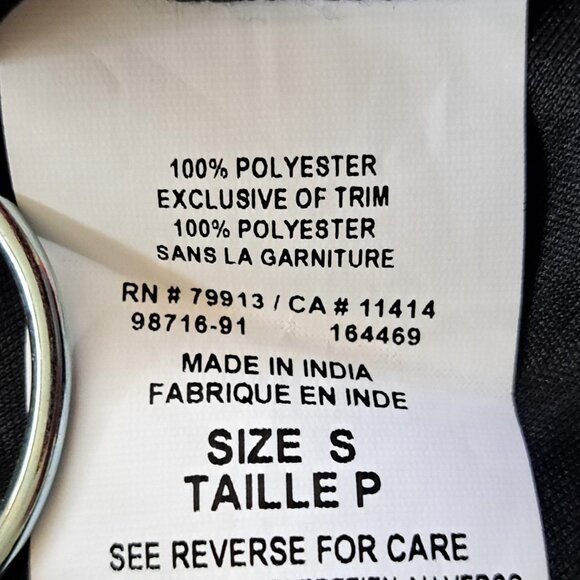 Motherhood Maternity Dress Small Summer Polka-dot Allover Print Black - Picture 4 of 5